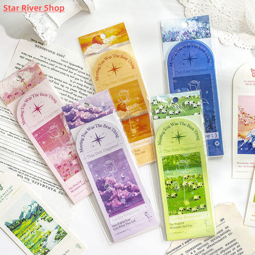 10pcs/pack Happiness Is Always Present Colorful Painting Rom