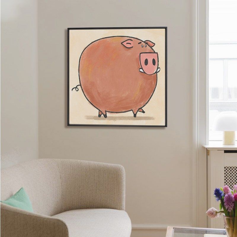 不周山下趣味卡通客厅卧室装饰画儿童房床头艺术挂画创意玄关摆画,家居饰品,现代装饰画,淘宝优惠券,粉丝福利购,淘宝优惠卷