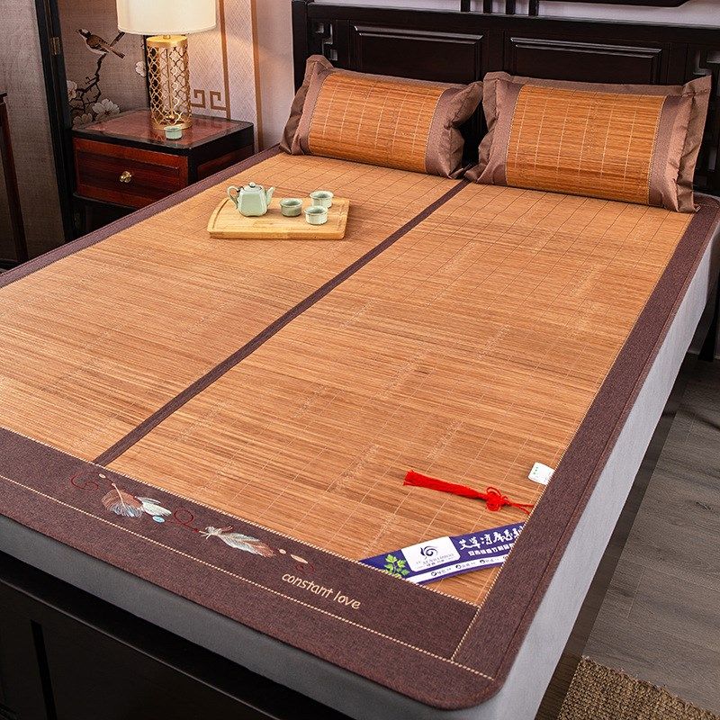 凉席竹席夏季面折叠学生草席1.8米床家用凉席安吉席子,床上用品,竹席,淘宝优惠券,粉丝福利购,淘宝优惠卷