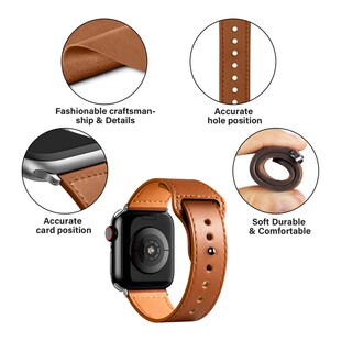 41mm For Band Series Watch Strap Apple 45mm 2024 Leather