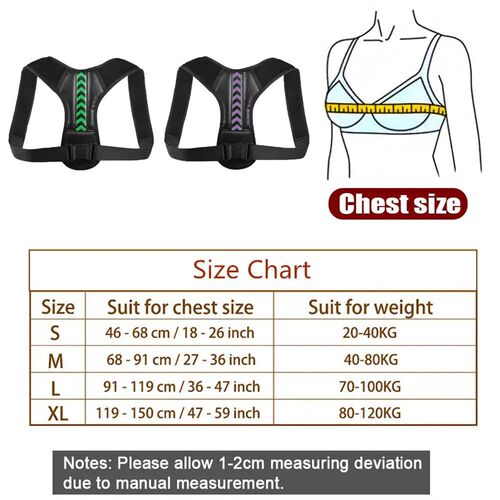 Adjustable Back Shoulder Posture Corrector Belt Clavicle Spi