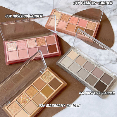 10 Colors Eyeshadow Pearly Matte Earth Color Eyeshadow Palet