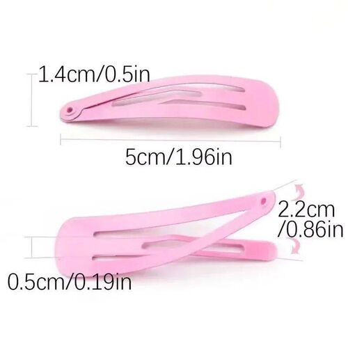 120/80/60 girl hair clips, candy-colored cute princess one-p