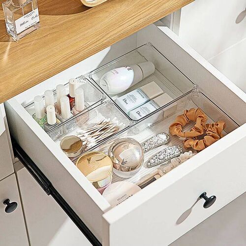 Acrylic Organizer Drawer Storage Box Makeup Organizer Clear