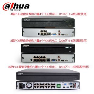 大华监控装闭路摄像头夜视超市200万10P1路超市家用经济网络
