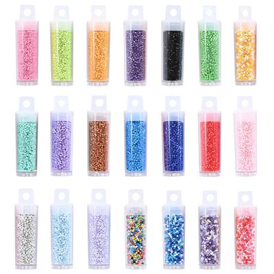 Japan 11/0 Mini Glass Beads 2000Pcs Small Cylindrical Beads