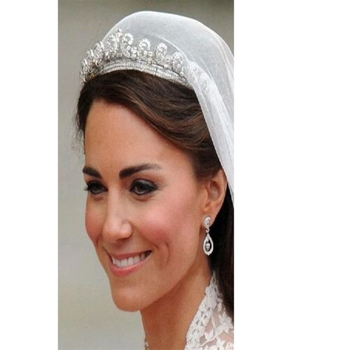 Wholesale Kate Middleton Romatic Shiny Tiaras Crystals Crown