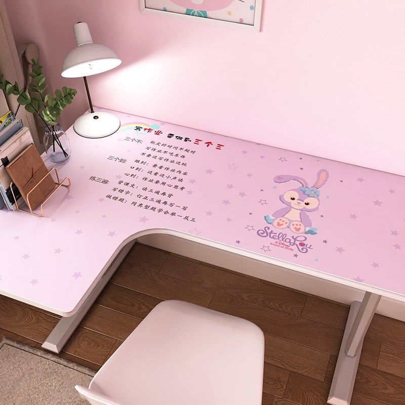 转角书桌桌垫拐角L型弧形工位学习 小学生课桌电脑写字台桌布定制,居家布艺,桌布,淘宝优惠券,粉丝福利购,淘宝优惠卷