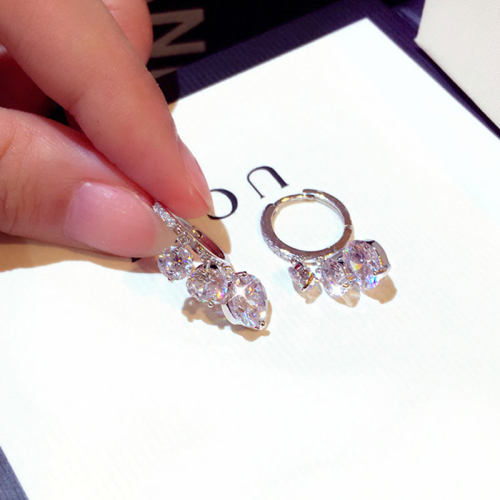 Korea New 2022 Exquisite Super Shine Earring Tassels Romanti