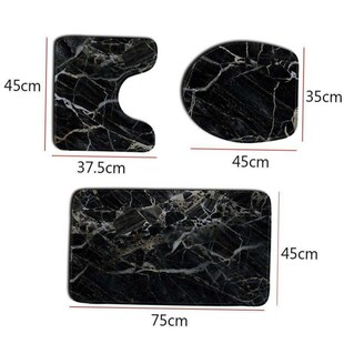 1Pcs Bath Mat Set Bathroom Carpet Rug Toilet Mat