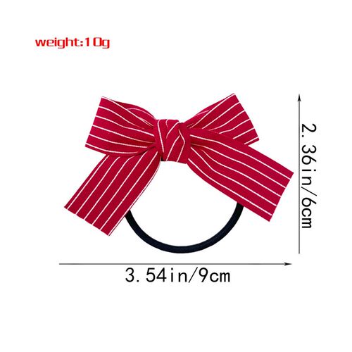 2pcs Baby Girls Fashion Bow Tie Rubber Band Elastic Hair Rop