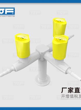 实验室化验室桌面三头供气考克KB8