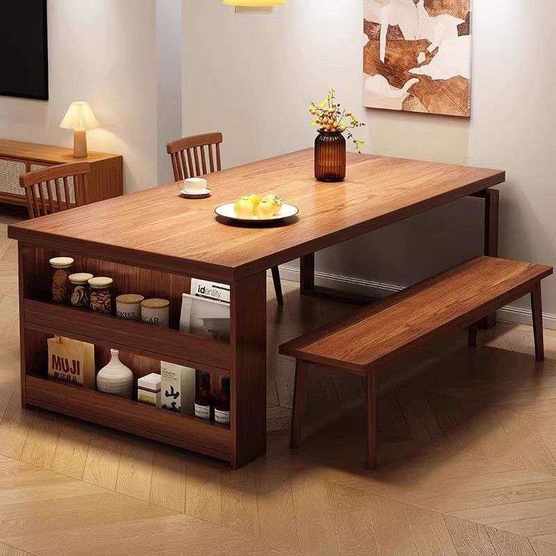 实木餐桌小户型餐边柜餐桌一体长方形吃饭桌边柜简约餐桌餐椅组合,3C数码配件,其它配件,淘宝优惠券,粉丝福利购,淘宝优惠卷