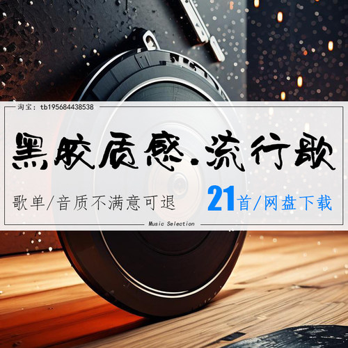黑胶质感华语流行典藏集 MP3车载音乐网盘下载歌曲无损音源