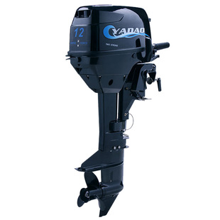 亚岛2冲12匹马力船外机船用汽油推进器螺旋桨船挂桨机小型汽油机