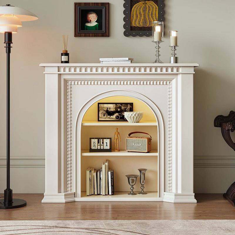 法式奶油风装饰柜美式壁炉小户型复古客厅壁炉边柜欧式壁炉玄关柜,住宅家具,壁炉架/壁炉柜,淘宝优惠券,粉丝福利购,淘宝优惠卷