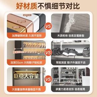 Steel shoe cabinet dustproof shoe shelf storage rack鞋柜