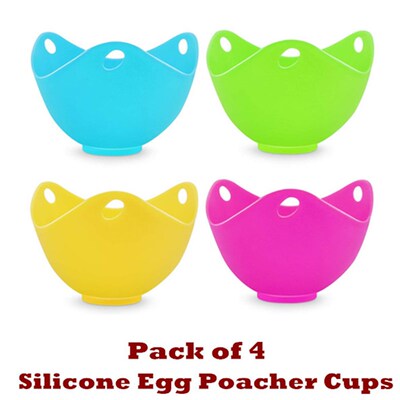Poached Egg Cup Silicone Poacher Cups Microwave Egg Cooking