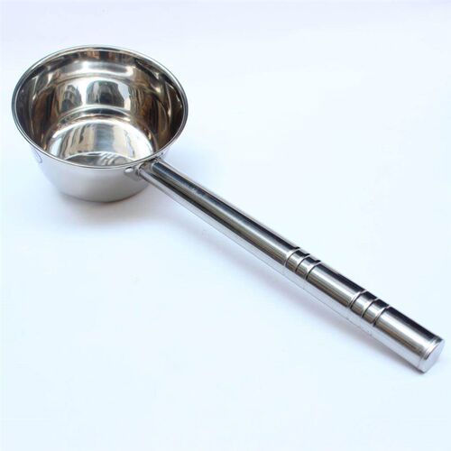 Stainless steel flat bottom water spoon square/round handle