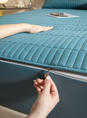 Soft Mattress Protector Topper Cover Bed Fitted Sheet Zipper