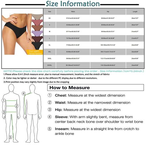 Fashion Swimwear Menstrual Leakproof Bikini Bottom Absorbent