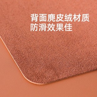 Round tablecloth leather circular dining table mat placemat