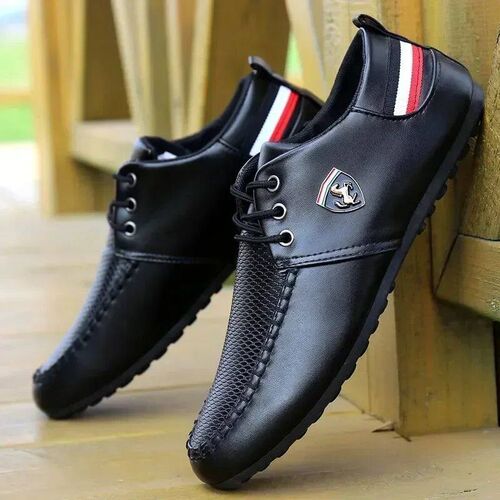 2024 Breathable Solid Color Slip Men Driving Shoes Spring An