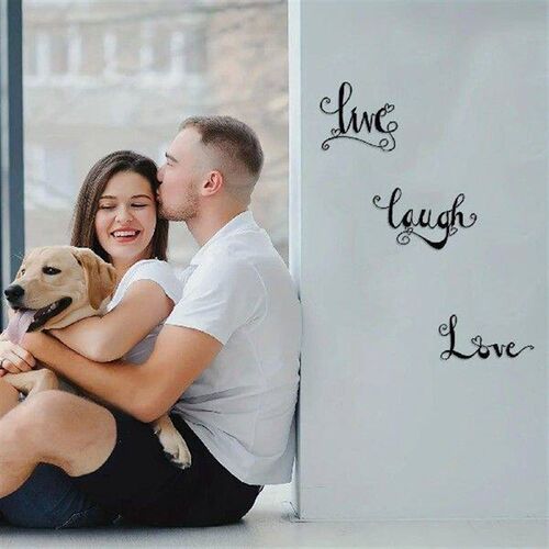Set Metal Wall Decor, Metal Signs for Living Room, Bedroom,