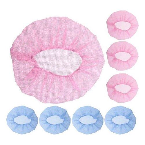 8 Pcs Hair Net Women Sleep Bonnet Polyester Cotton