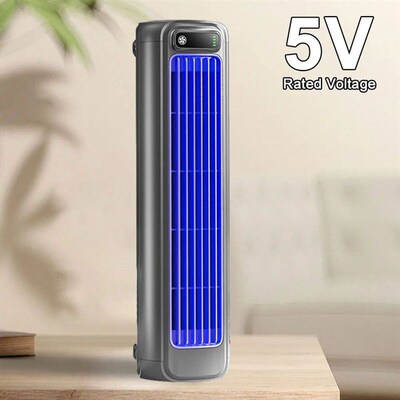Portable Air Conditioner Fan 2000/1200mAh Quiet Desk Fan Tow