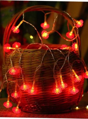 christmas decoration??tree LED red lanterns ambiance light