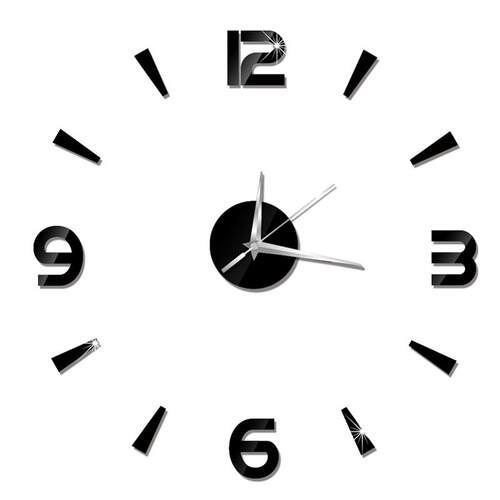 2022 New 3D Wall Clock Mirror Wall Stickers Fashion Living R