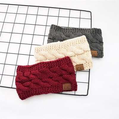 2023 Fashion Bohemia Winter Warm Knitted Headband Hair Acces