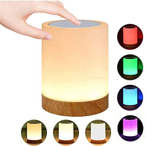 Night Light Touch Sensor Lamp Bedside Table Lamp for Kids Be