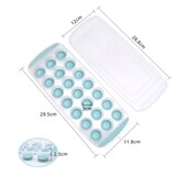 Trays Cube for Freezer Lid Silicone with Ice