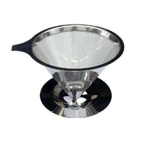 Cone Coffee Filter Holder 304 Stainless Steel Double-layer