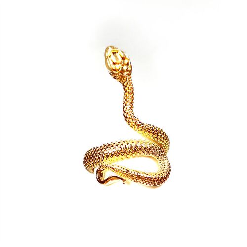 Retro Men Rings Animal Snake Adjustable Opening Punk Hip Hop