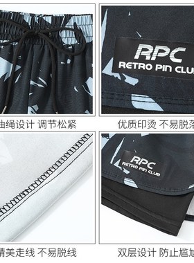 Adult swim trunks mens flat angle swimsuits and swim trunks