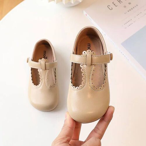 Girls Leather Shoes Toddlers Flats Princess Sweet Little Kid
