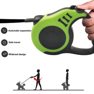 3/5M Duurzaam Leash Automatische Intrekbare Nylon Kat Lead U