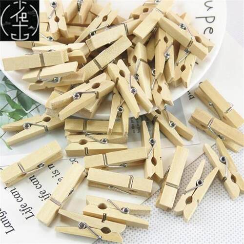 50 pcs Natural Wooden Pegs Clothes Pins Free Shipping