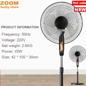 with Fan Remote Floor Bedroom Standing Pedestal