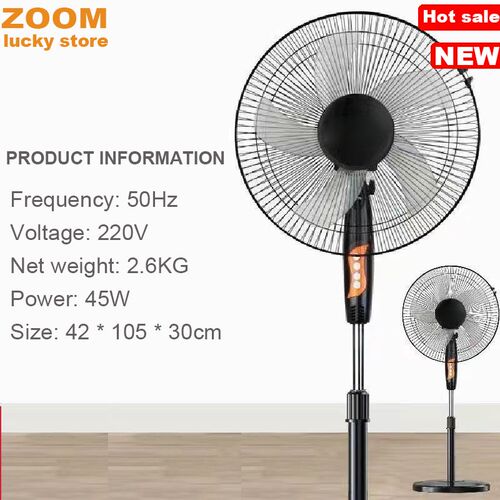 16 Pedestal Fan with Remote, Floor Fan Standing Fan Bedroom
