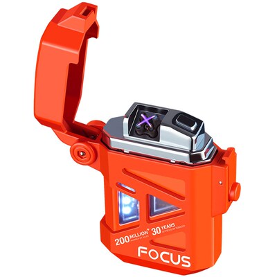 Mechanical Alloy Double Arc Outdoor Lighter Windproof Type-C