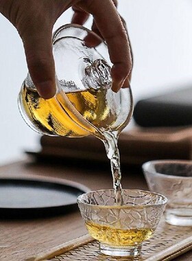 heat-resistant glass gaiwan tea cup tureen kung fu teaware
