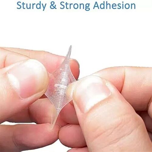60 Pcs Curtain Repair Patches Sliding Door BliXnds Tabs