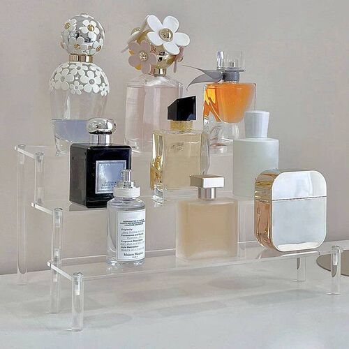 1-3 Tier Aryli Display Stand Rak Transparent Display Riser S