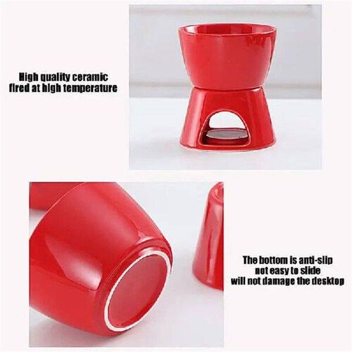Fondue Pot Set For Chocolate Ceramic Chocolate Fondue Mug