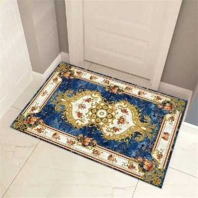 1PC Traditional Moroccan Style Design Floor Mat Anti-Slip