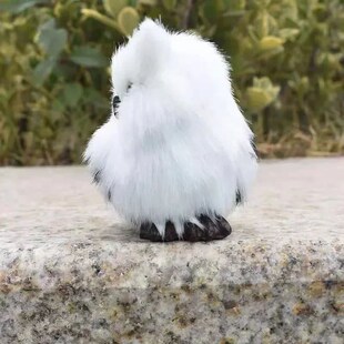 Plush Fur Simulation Ornaments Doll Artificial Cute Owl Toys